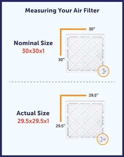Filter King 20x20x4 Air Filter (MERV 8) (5-Pack) Dust & Allergy Control AC Furnace Filters, MADE IN USA, HVAC, Pleated, Electrostatic (Actual Size 19.5 x 19.5 x 3.75) - - Image 5