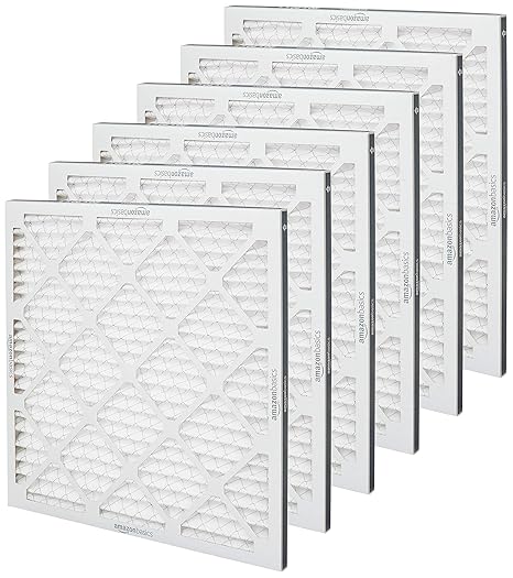 Amazon Basics 20x20x1 Air Filter 6-Pack, MERV 11 AC Furnace Filters, Dust, Pet, Allergy Control, Electrostatic (Actual Size 19.75 x 19.75 x .75) - Image 3